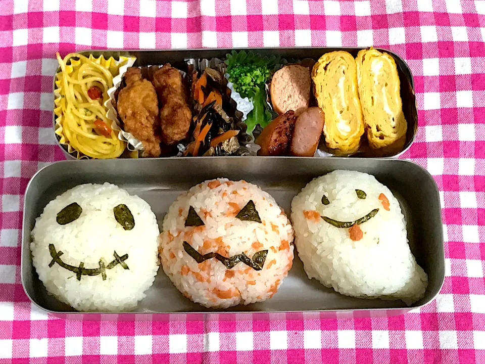 Snapdishの料理写真:ハロウィン？旦那弁当|sarada.makiさん