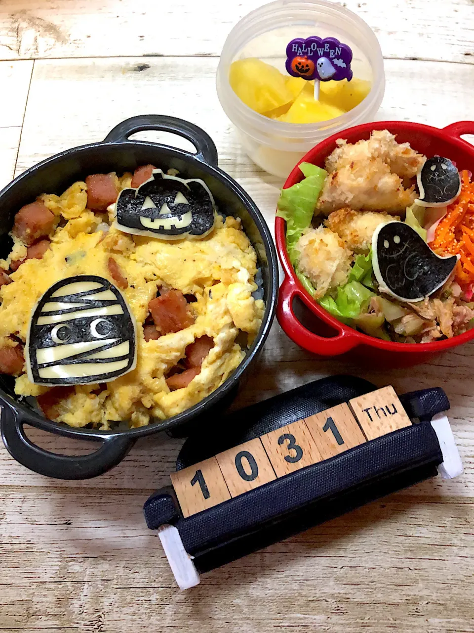 スパム丼弁当☆10/31#中学男子弁当|yu-co☆さん