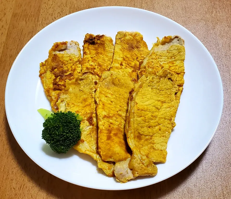 豚ロース肉のカレー粉焼き|ナナさん