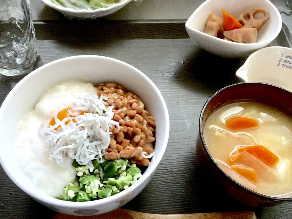 ねばねば丼|ケロリさん