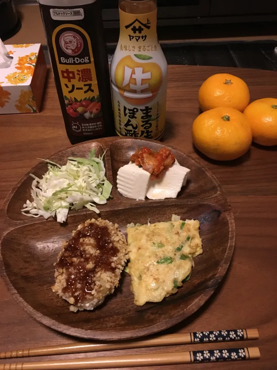 揚げないコロッケを作ってみた！横のはお好み焼き風(のつもり)|にゃふてんさん