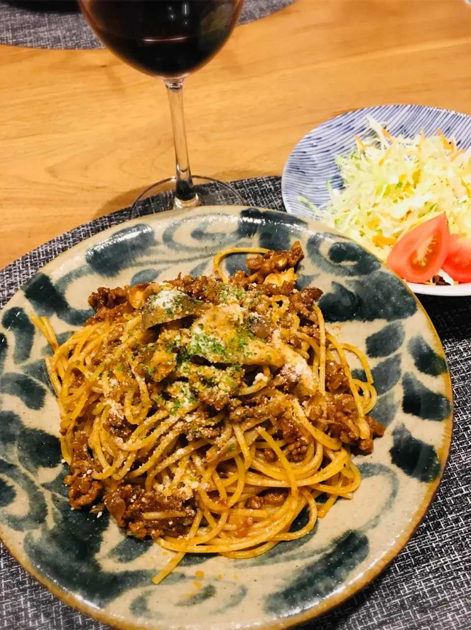 今夜はきのこ入りミートソースパスタ✨|ミッチ☆ママさん