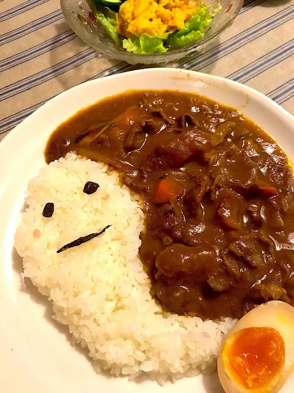 ハロウィン意識、牛筋カレー。|ケイコさん