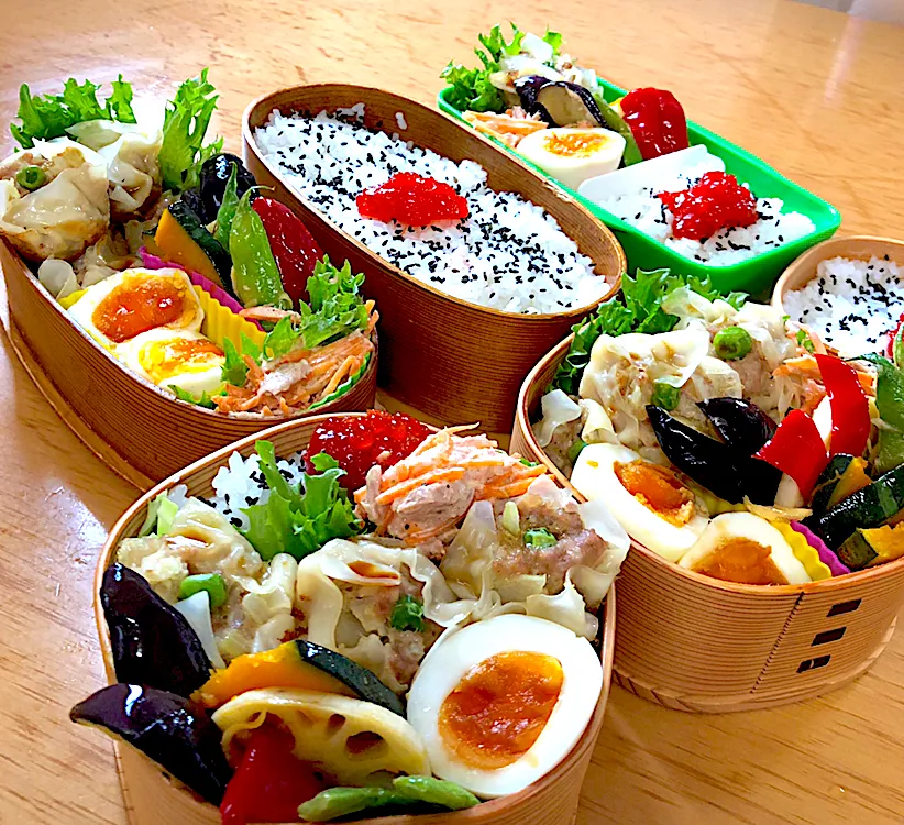 家族お弁当🍱ヾ(*´▽｀*)ﾉ💗|ふみぃさん