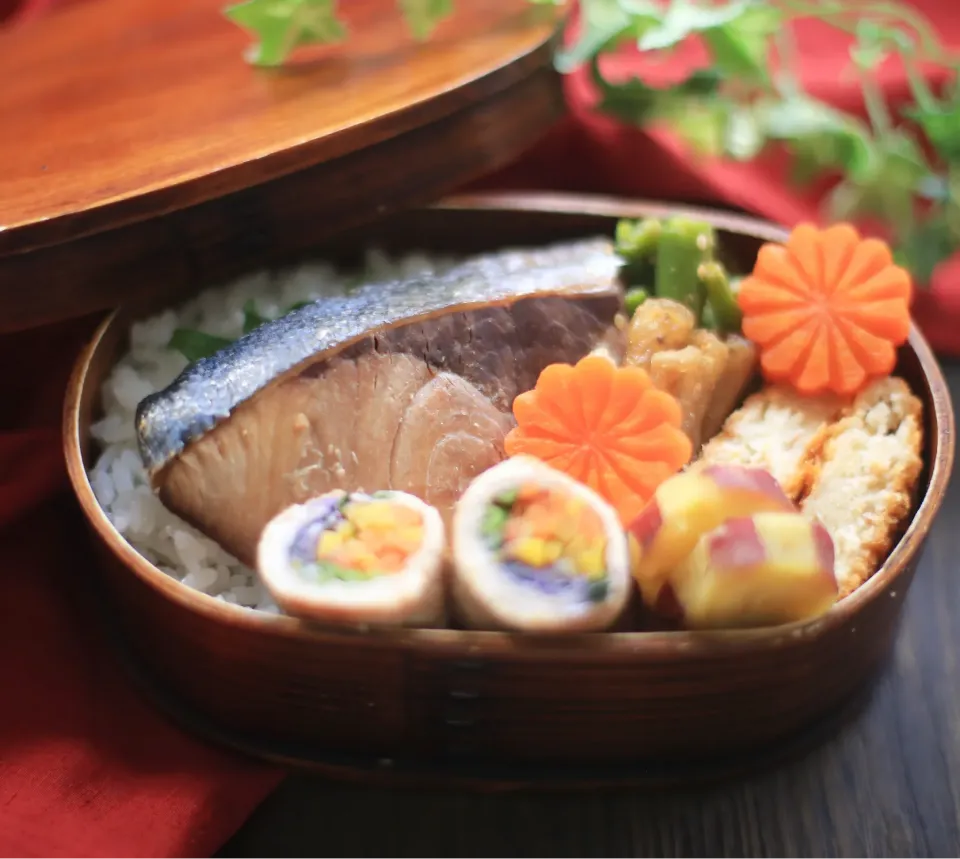 冷凍庫整理！ブリの照り焼き弁当|ゆいか＊さくママさん