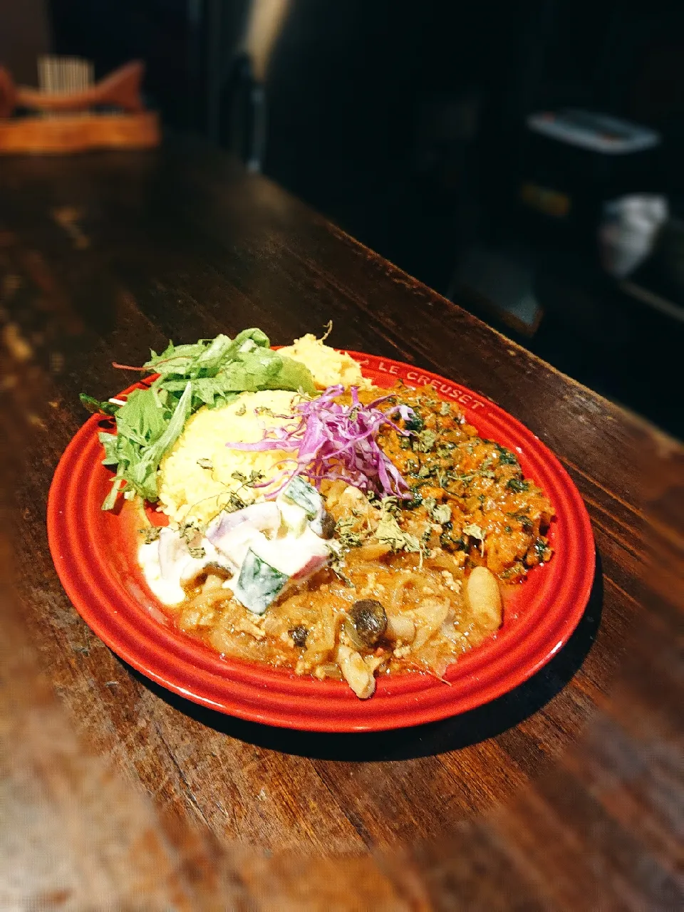 ほうれん草カレー
ポークキーマカレー|ひでぞうさん