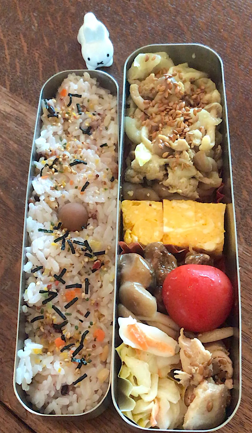 ランチ #お弁当記録  #サーモス  #お弁当 #豚肉キャベツカレー炒め|小松菜さん