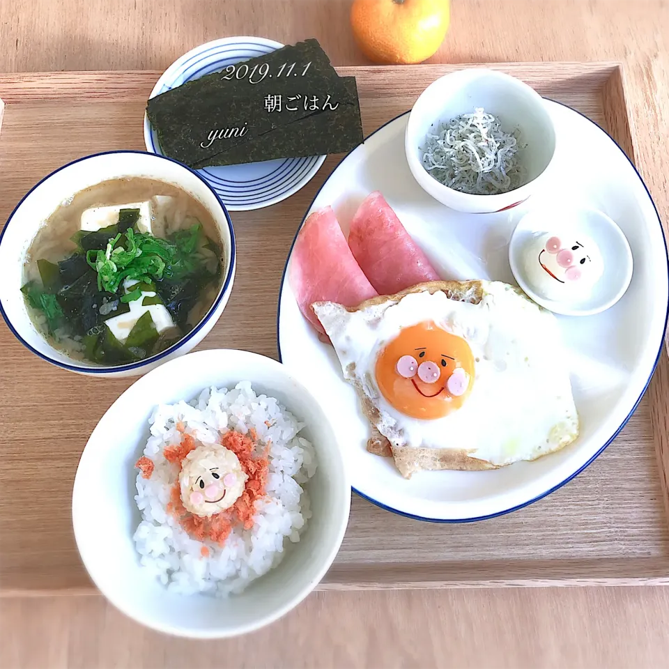 Snapdishの料理写真:2019.11.1   🍳朝ごはん🍳|🌸yuni🌸さん