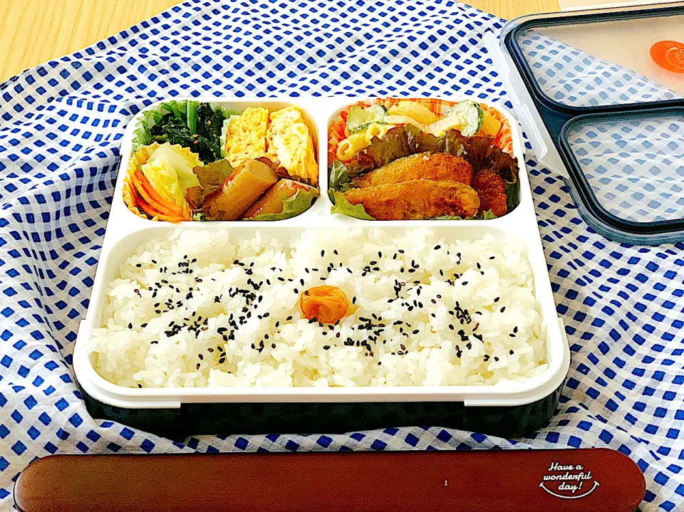 サンマの唐揚げ弁当♪|たまごさん