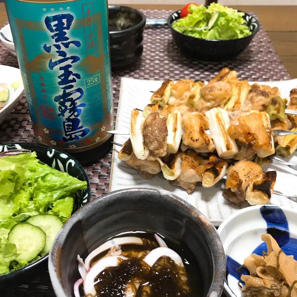 焼き鳥で一杯❣️|naoさん