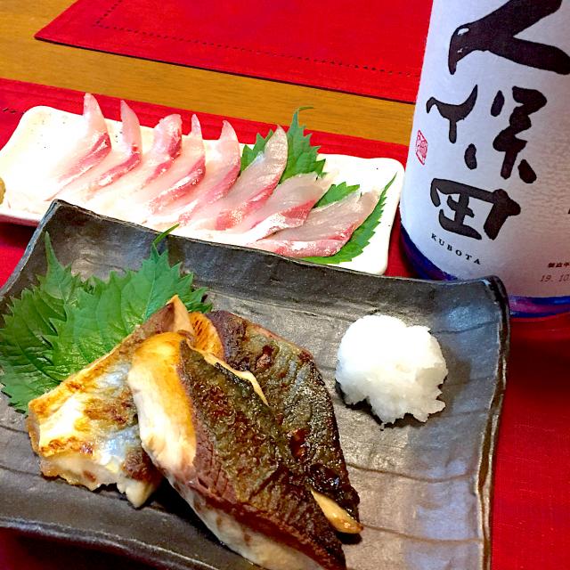 ツバスの刺身と塩焼き おかち Snapdish スナップディッシュ Id Acyzba