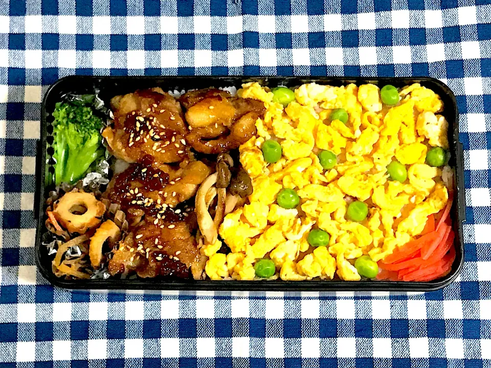 鶏の照り焼き旦那弁当|sarada.makiさん