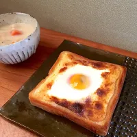 Snapdishの料理写真:モーニング🍞|ばあばさん