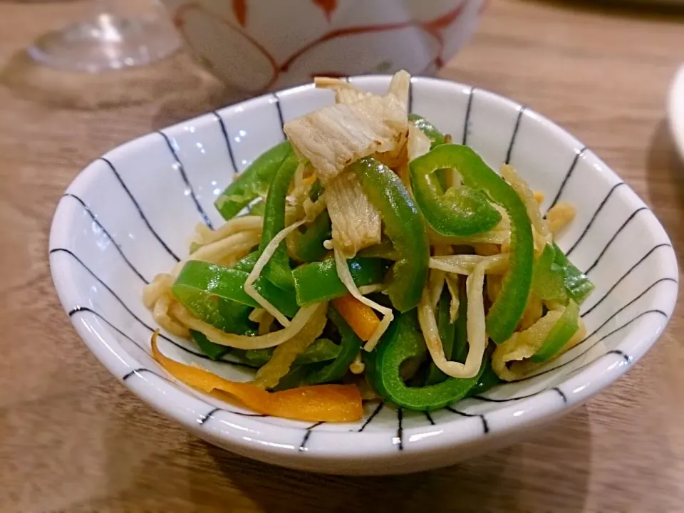 切り干し大根とピーマンの炒り煮|古尾谷りかこさん