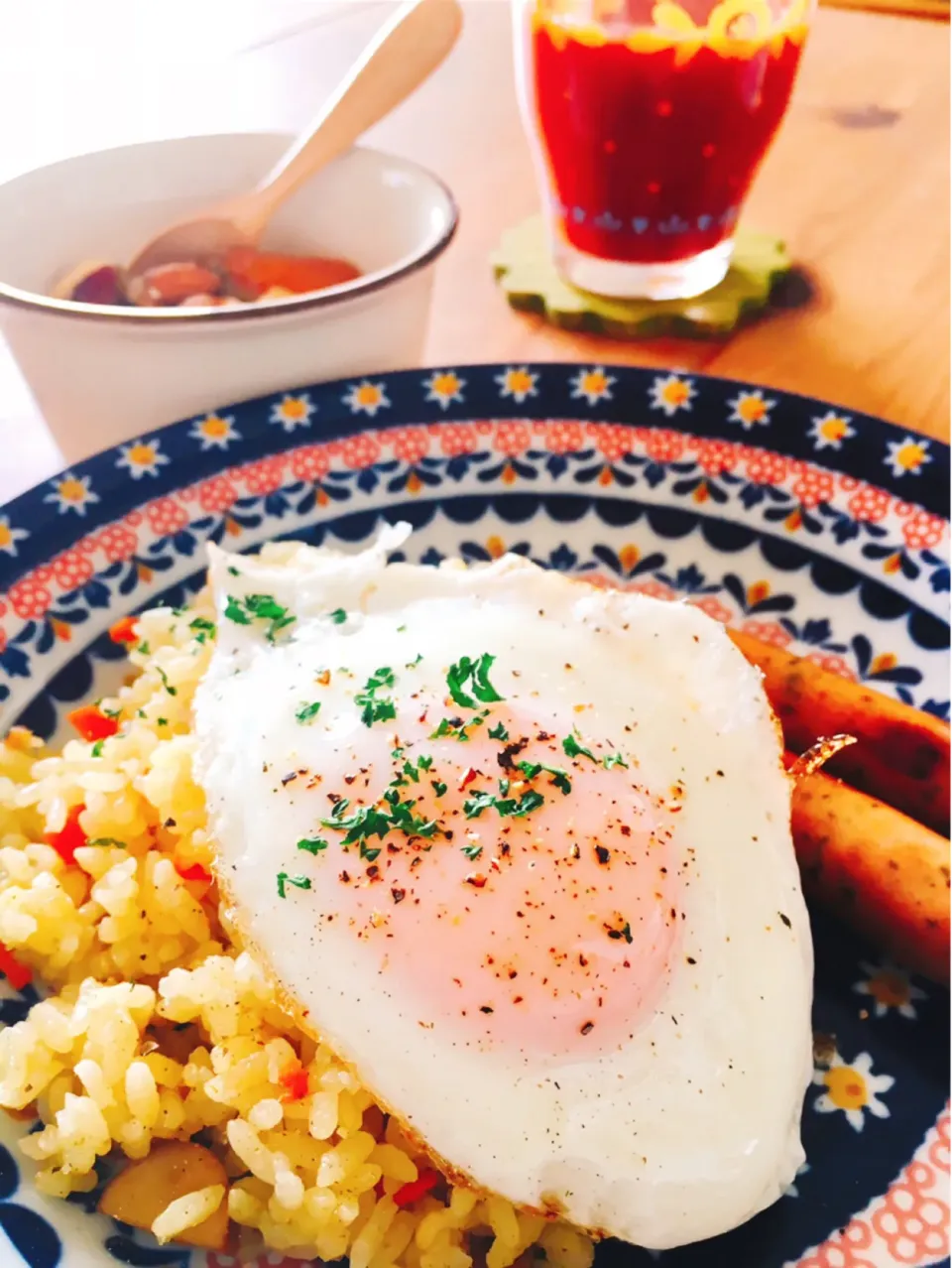 Snapdishの料理写真:カレーピラフ。|ソラさん