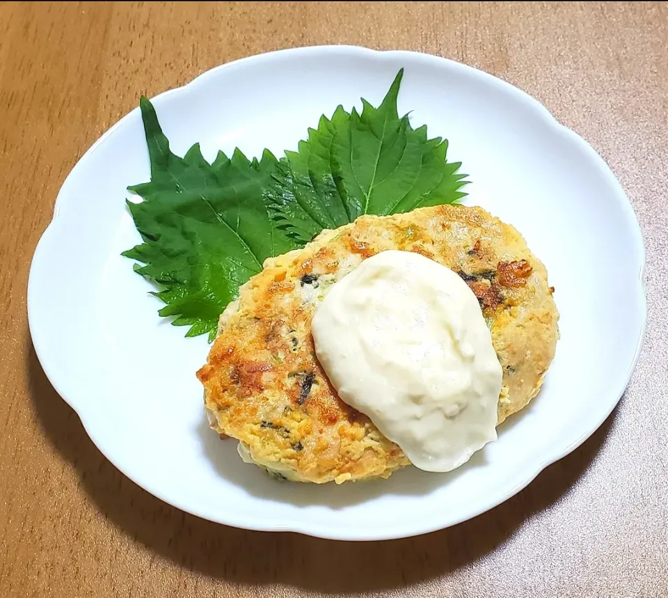 小松菜入りチキンバーグ生姜マヨソース|ナナさん