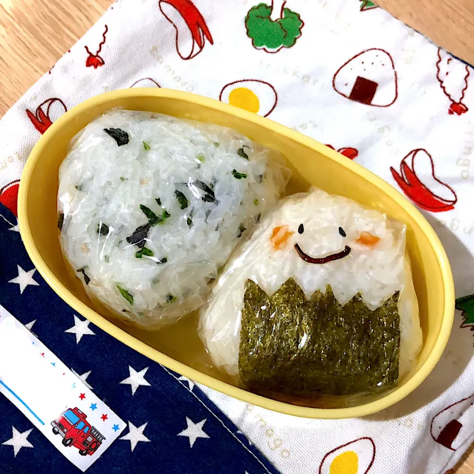 Snapdishの料理写真:長男のおにぎり弁当☺︎|you♡:-)さん