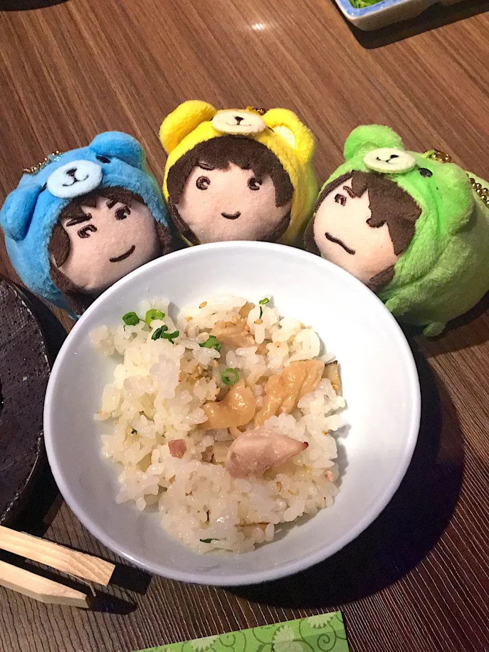 Snapdishの料理写真:鶏釜飯💙💛💚|なぎさん