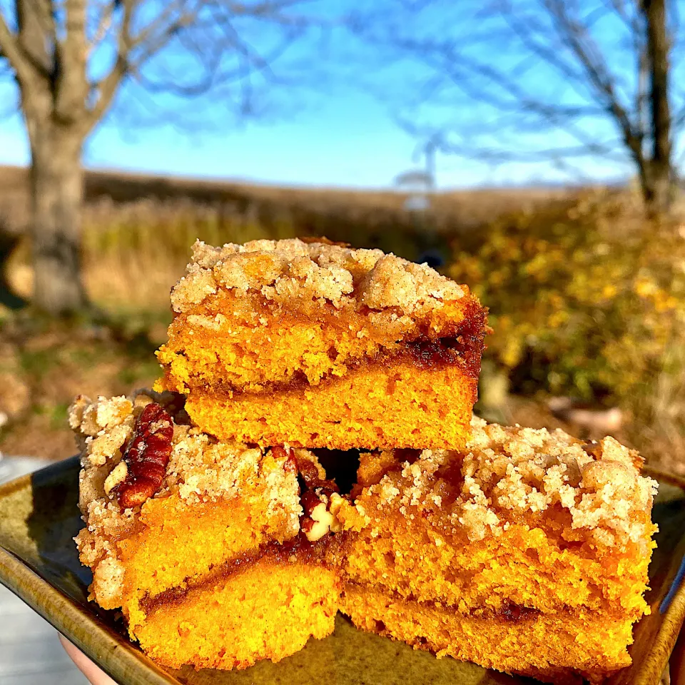 Pumpkin streusel coffee cake.|Dean M Rogersさん