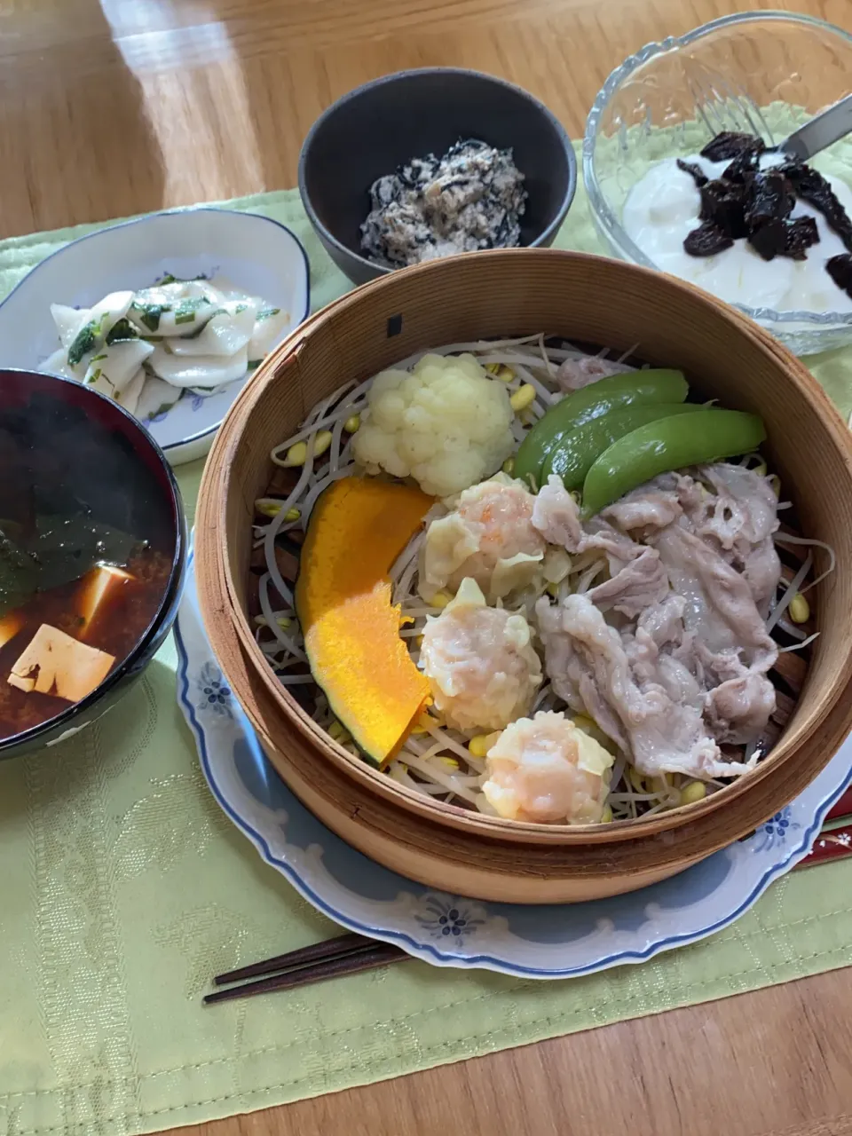 Snapdishの料理写真:低糖質蒸し料理|ひろりんさん