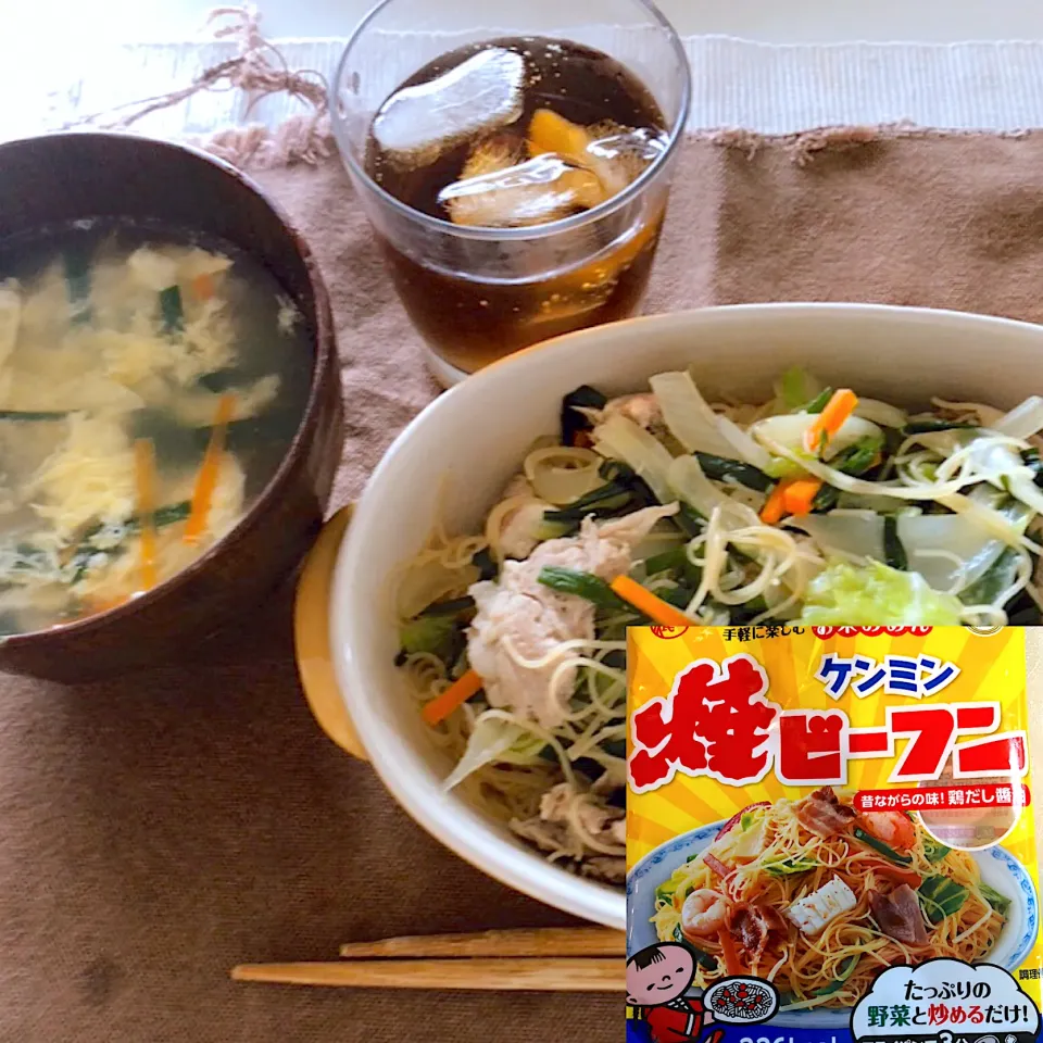 Snapdishの料理写真:#ケンミンの焼ビーフン|ひでまろさん