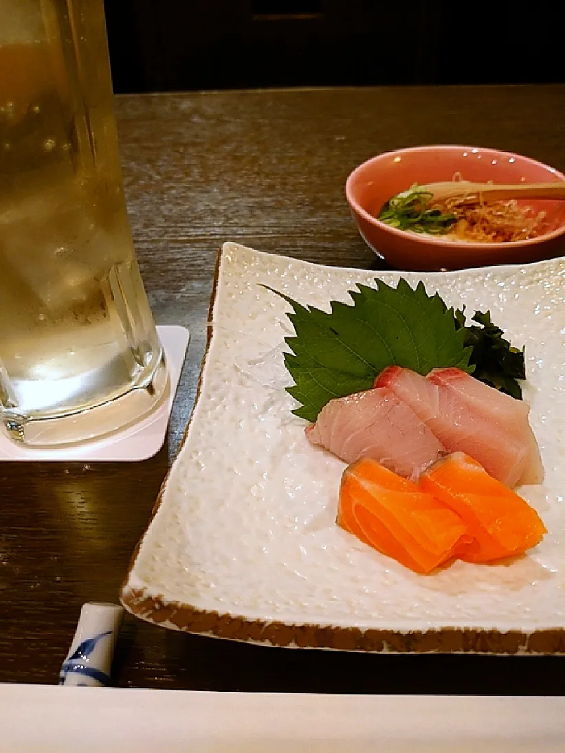 刺身とお豆腐で一杯👍|🍒ふみりん🍒さん