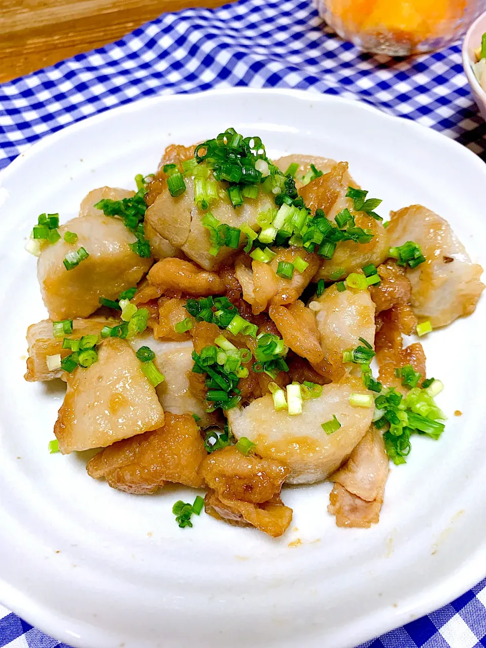 里芋と豚肉の照り焼き|❁︎na--na❁︎Nさん