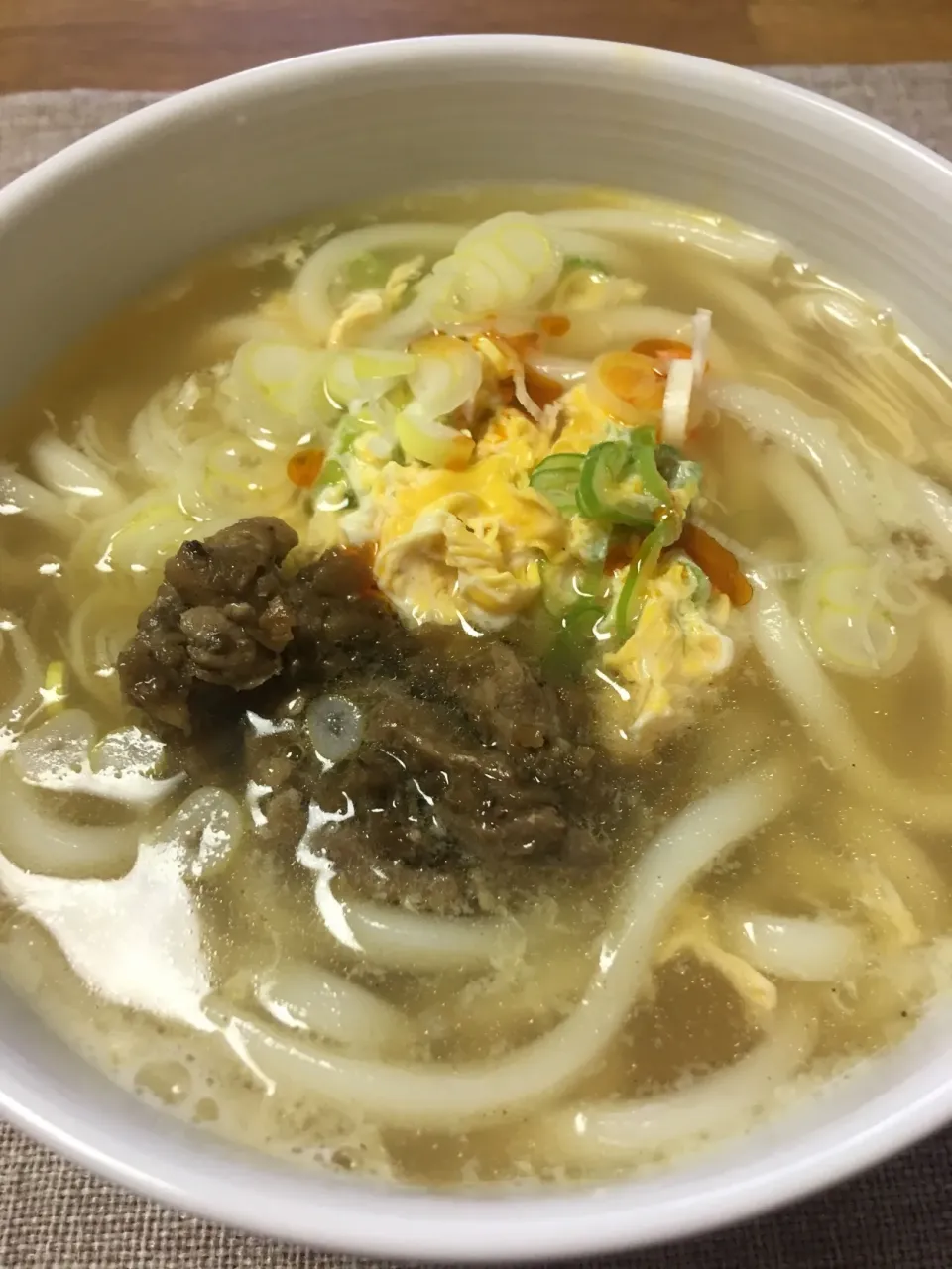 台湾屋台風 妄想うどん
※魯肉飯 鶏胸肉バージョン使用
#あるもので #ルーローハン #うどん|morimi32さん