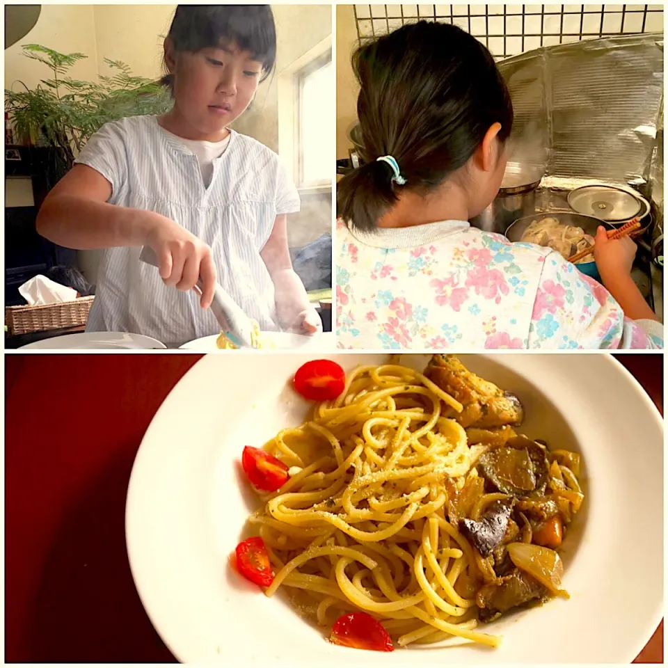 Pasta alla genovese🌿 ﾁｷﾝとお野菜たっぷりｼﾞｪﾉﾍﾞｰｾﾞﾊﾟｽﾀby daughter|🌈Ami🍻さん