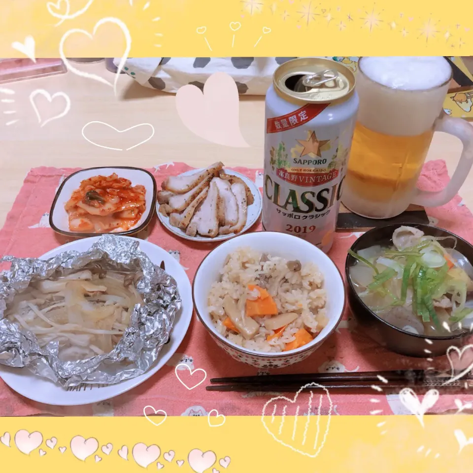 Snapdishの料理写真:１１／５ ｍｏｎ 晩ごはん🍴＊○°|rinaronarさん