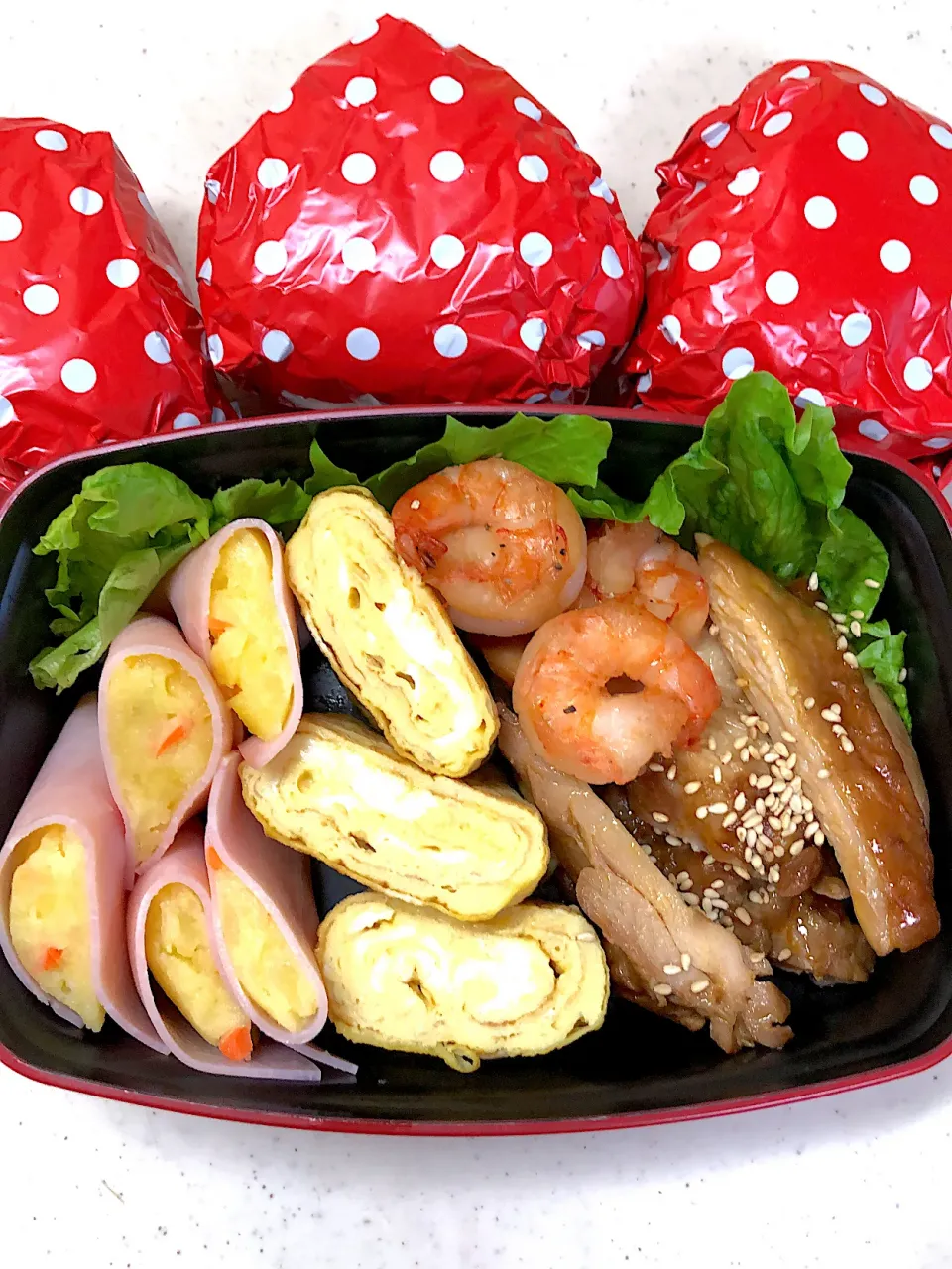 Snapdishの料理写真:鳥の照り焼き弁当|teteさん