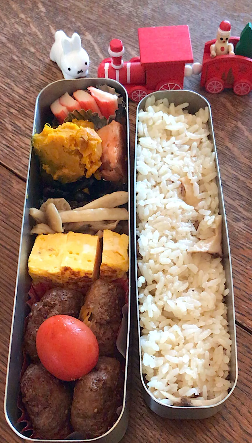 ランチ #お弁当記録  #お弁当  #ハンバーグ弁当|小松菜さん