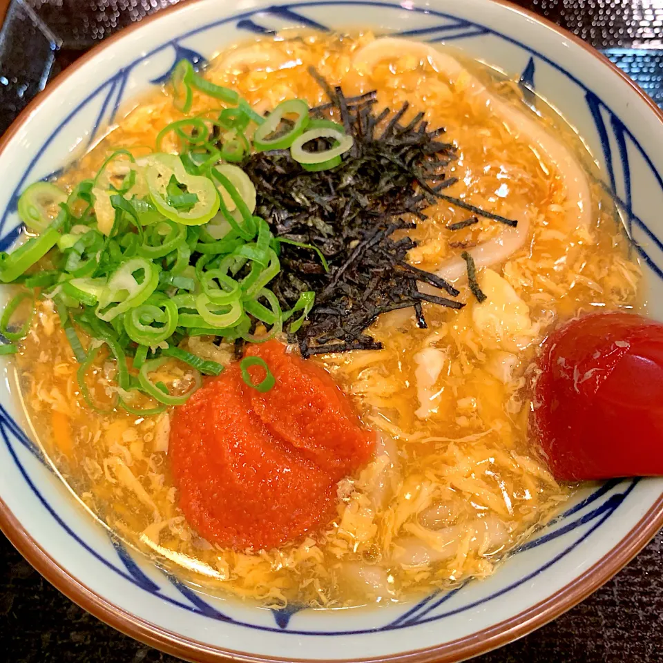 Snapdishの料理写真:明太たまごあんかけうどん(◍•ڡ•◍)❤|いつみさん