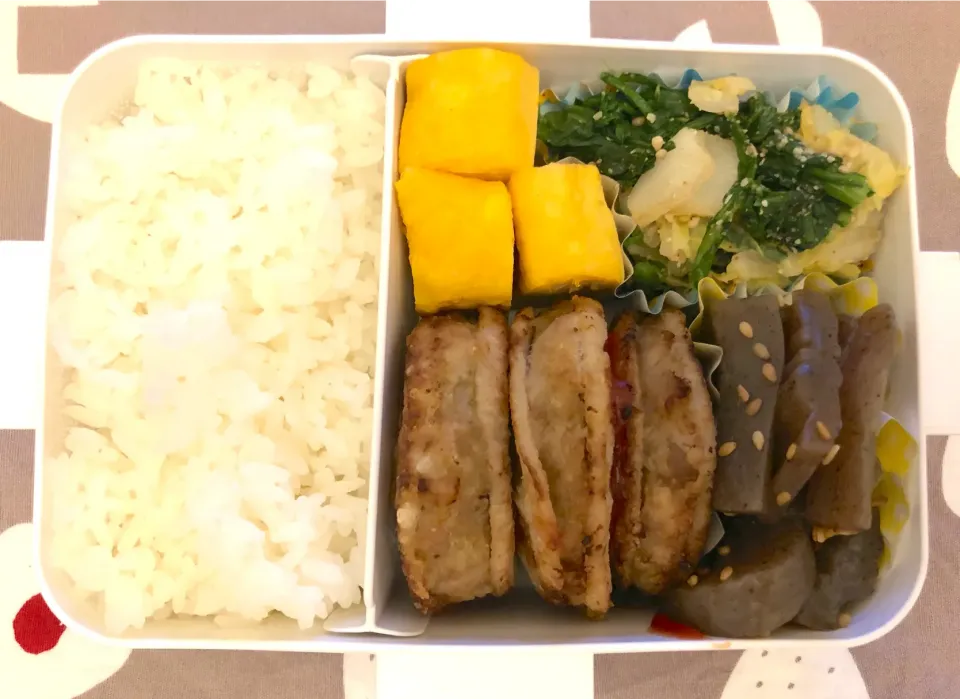 レンコンの挟み焼き弁当|freeさん