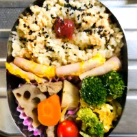 Snapdishの料理写真:娘のオーガニック弁当|miwamiwaさん