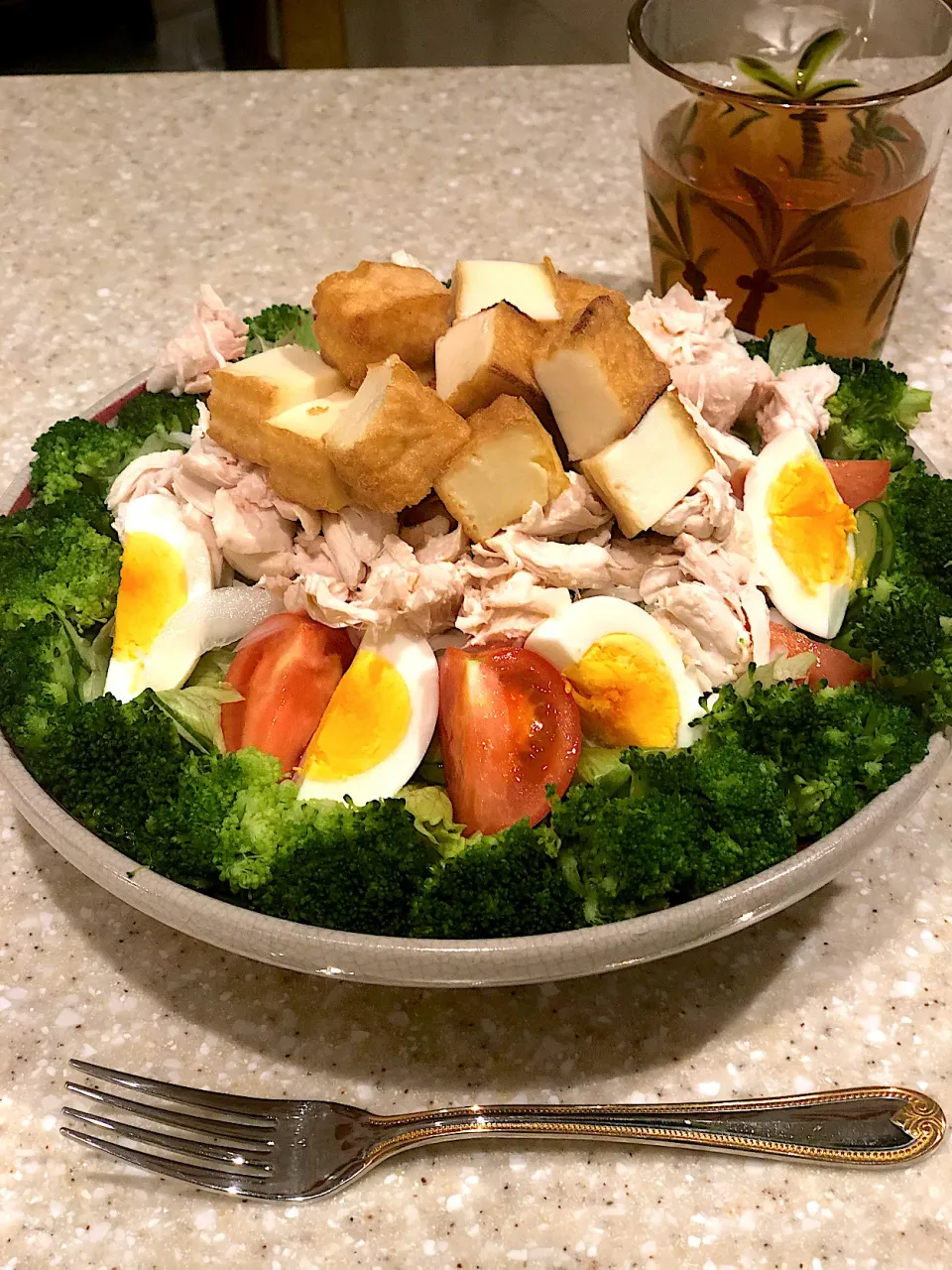 Snapdishの料理写真:筋肉モリモリサラダ🥗！|Mayumiさん