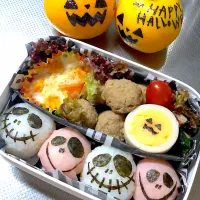 Snapdishの料理写真:ハロウィン🎃お弁当|やーさん