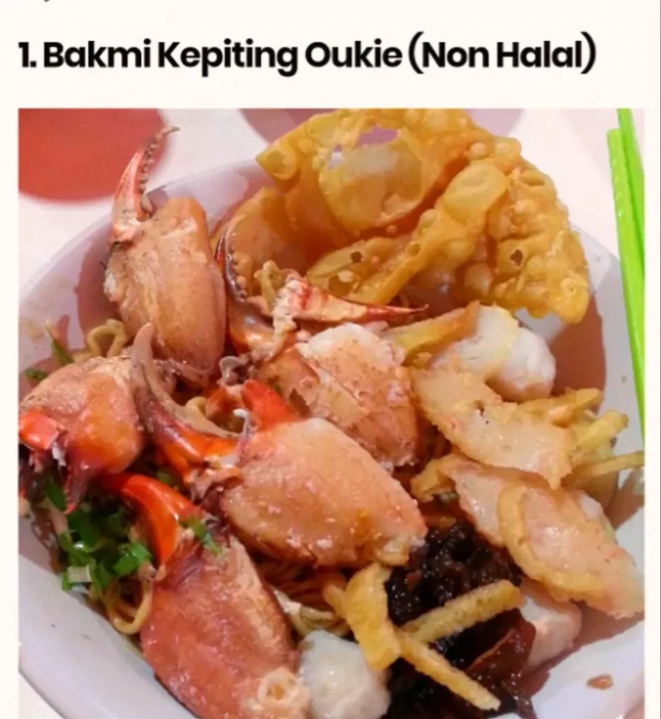 noodle crab
indonesian food|Mithaさん