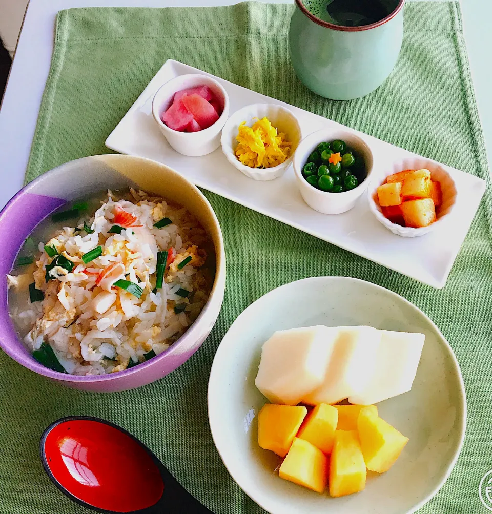 Snapdishの料理写真:🌱朝ごはん🌱|ちゃべさん