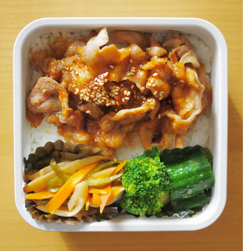 Snapdishの料理写真:豚丼弁当😋|walnutさん