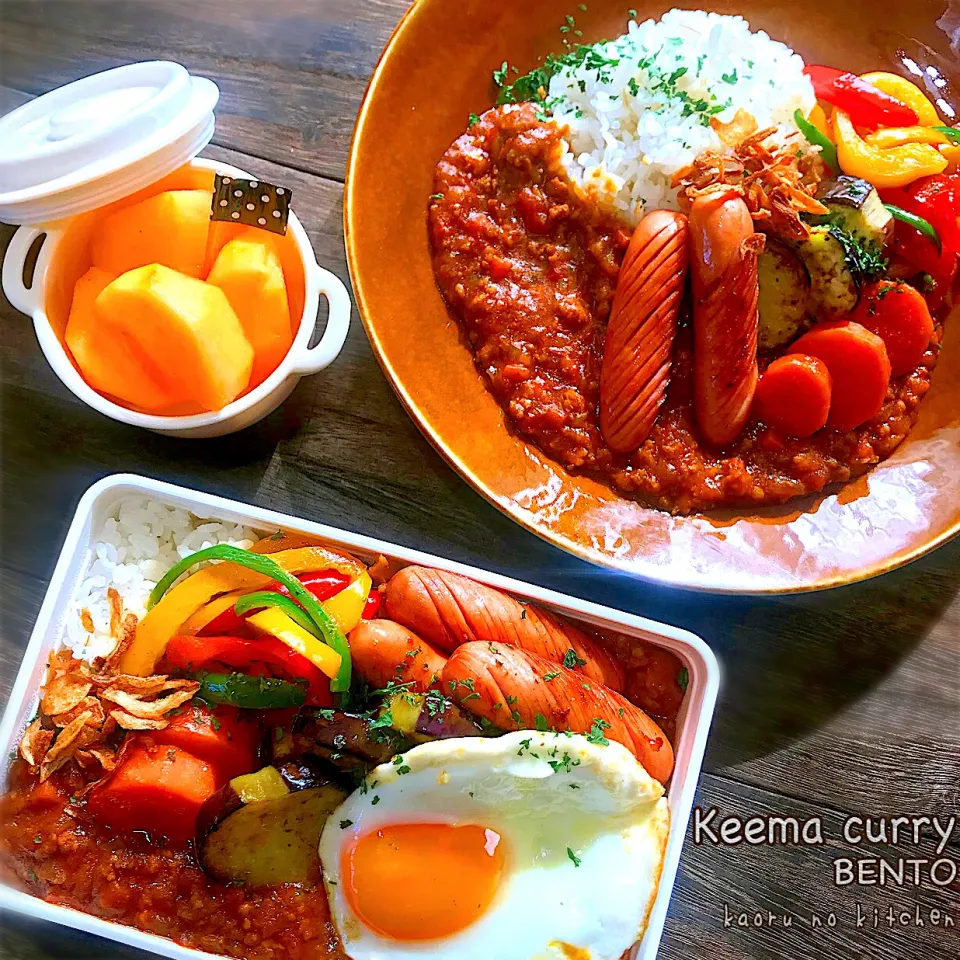 キーマカレー弁当♪̊̈♪̆̈|かおちゃんさん