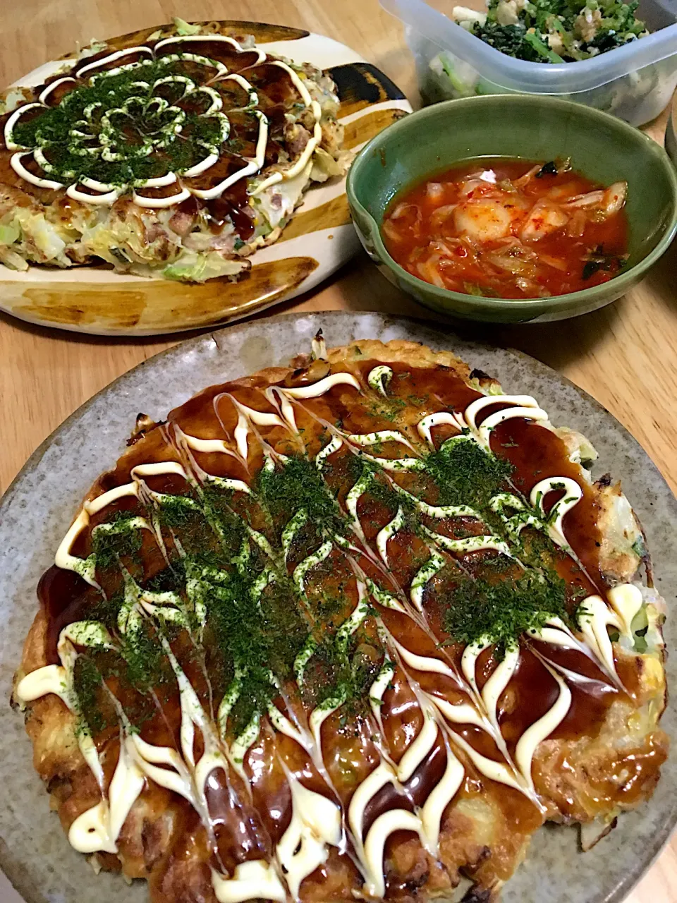 お昼ご飯〜お好み焼き|さくたえさん