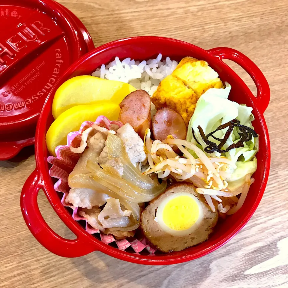 緑あればよかったなー弁当🍙|ちぃさん