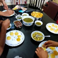 Snapdishの料理写真:pani puri|Abhirami Ronsonさん