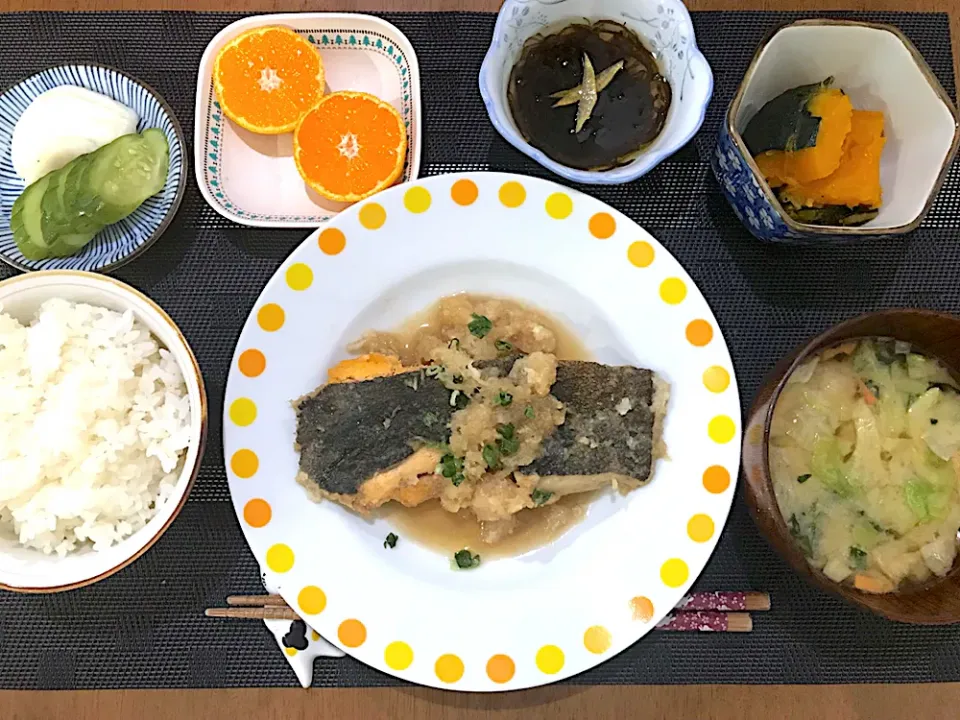 カレイのみぞれ煮定食|ゆうかさんさん