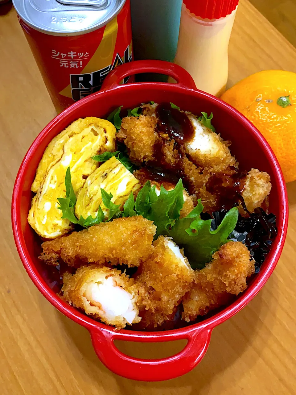 ささみカツ&海老フライ🍤弁当|まっきんさん