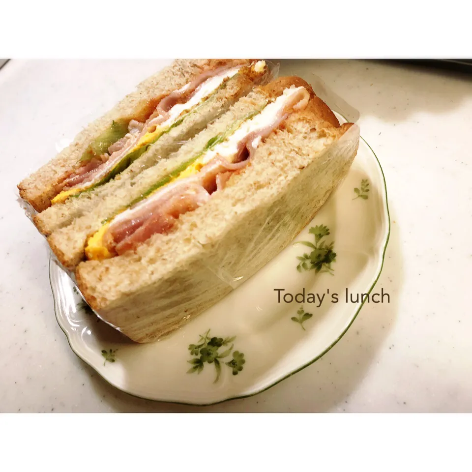 高校生男子弁当。早弁用サンドイッチ。|aki_puさん