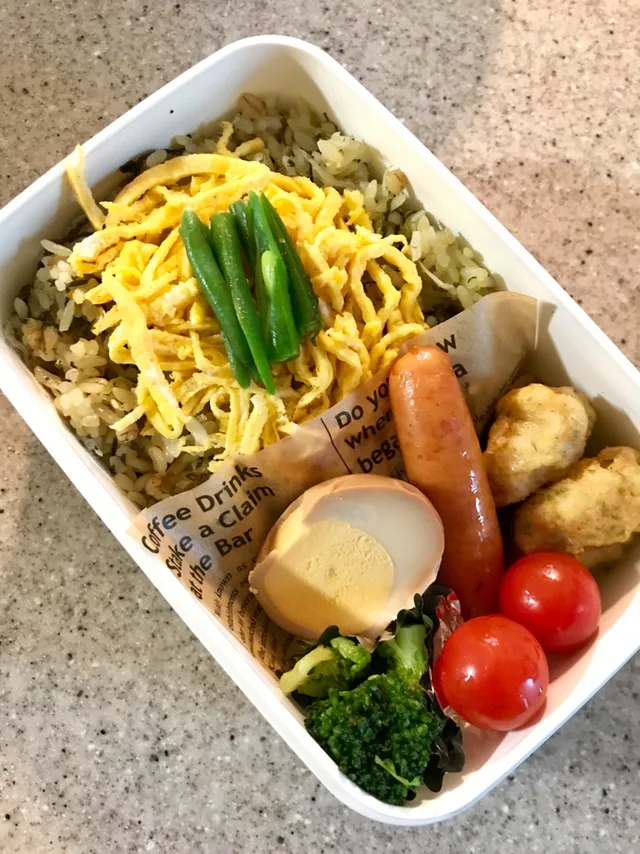 Snapdishの料理写真:高菜めし弁当🍱|ちっくんさん