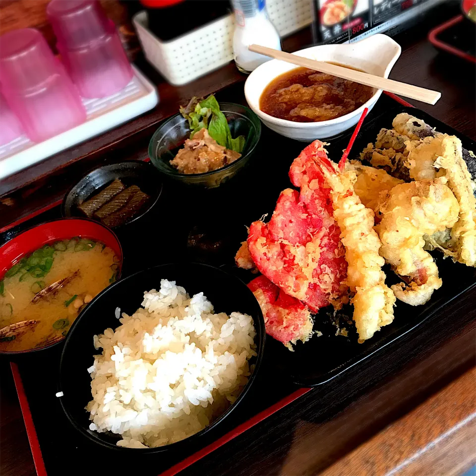 天ぷら定食(＊•ڡ•＊)❤|さくらさん