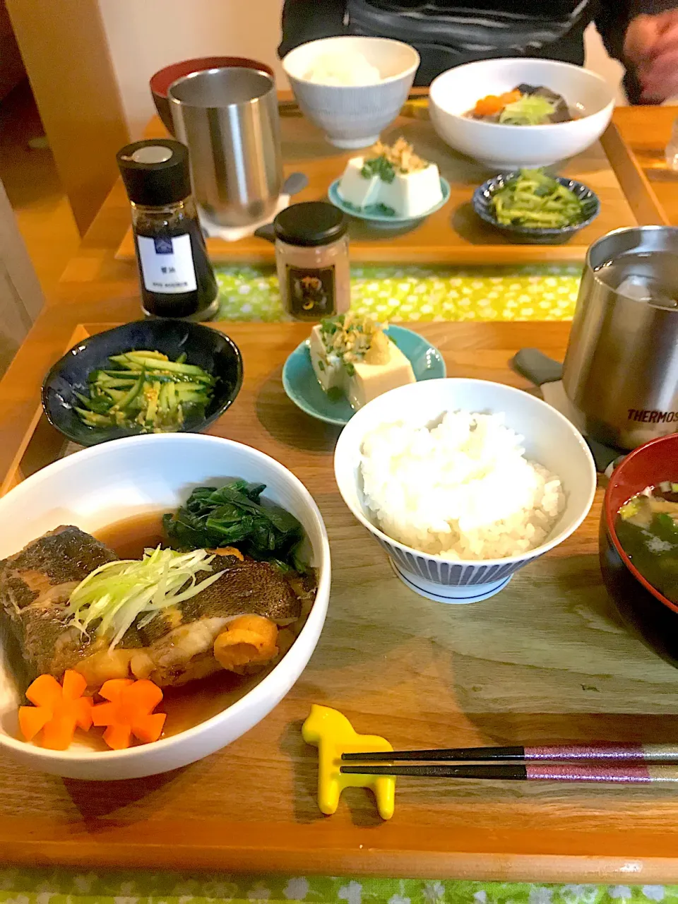 子持ちカレイの煮付け定食|はるたそさん